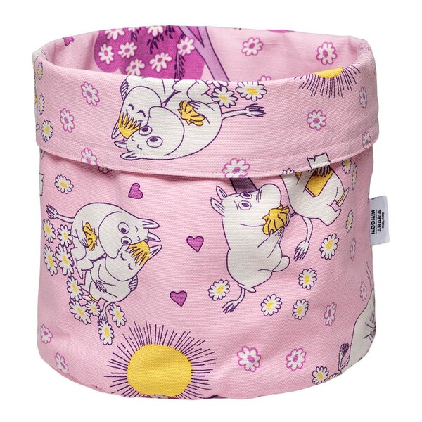 MoominArabia Mumin förvaringskorg 20 cm Förälskade rosa