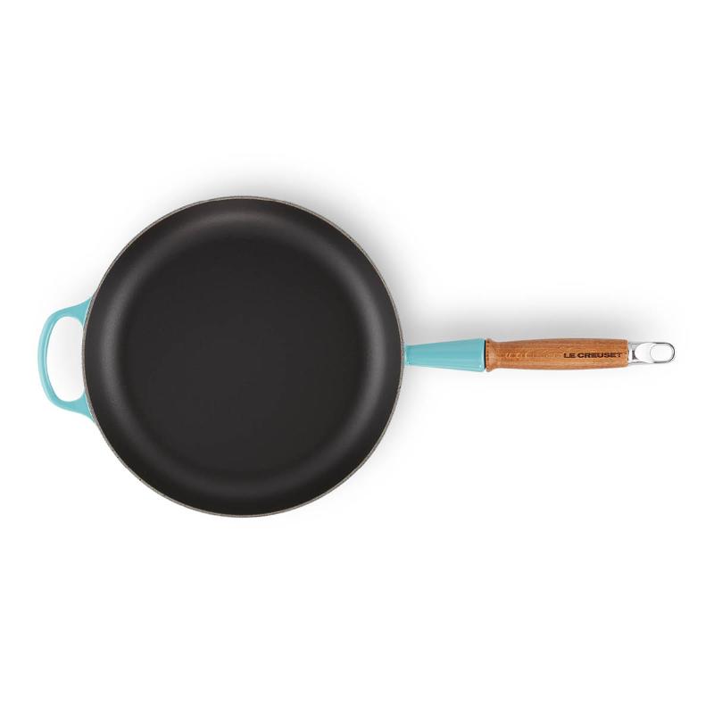 Le Creuset Signature stekpanna med trähandtag 28 cm Caribbean