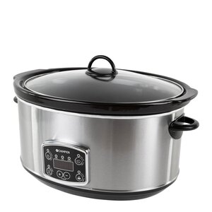CHAMPION Slowcooker 6,5 L 320W SC210 rostfri