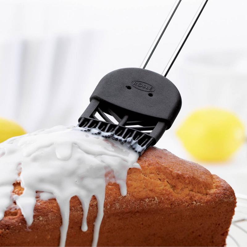 Rösle Bakpensel silikon 26 cm svart