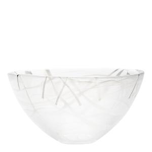 Kosta Boda Contrast Skål 23 cm Vit