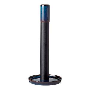 Bitz Hushållspappershållare Stengods 28 cm Blå