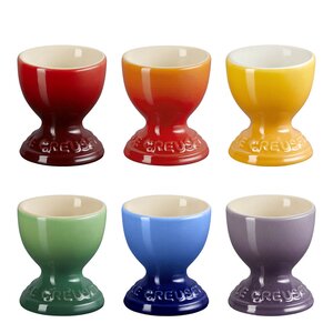 Le Creuset Rainbow äggkopp 4 cl 6-pack multi