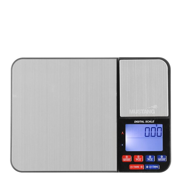 Mustang Digital pizzavåg 0,01g–500g + 0,5g–5000g