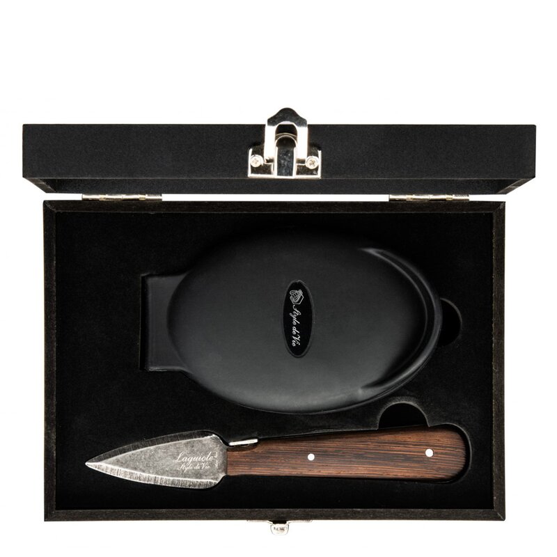 Laguiole Style de Vie Ostronkniv set wenge 2 delar stonewash