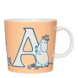 MoominArabia Muminmugg bokstav A 40 cl orange