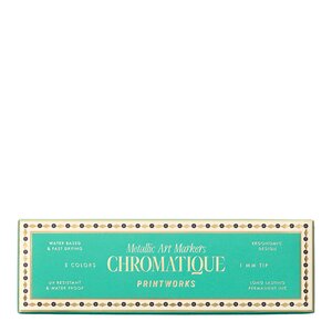 Printworks Metalliska tuschpennor 5-pack