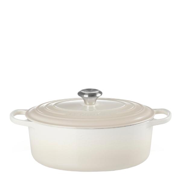Signature Gjutjärnsgryta oval 31 cm 6,3 L Meringue