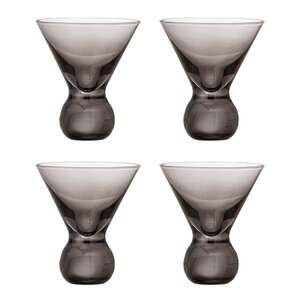 Bloomingville Cocktailglas Corliss 16,5 cl 4-pack grå