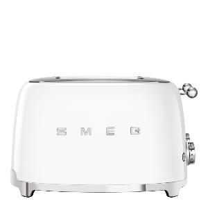 SMEG Brödrost 4 skivor TSF03 kvadrat Vit