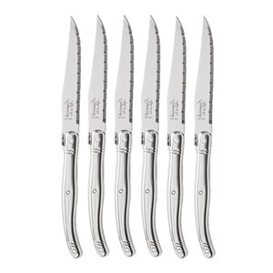 Laguiole Style de Vie Grillbestick kniv 23 cm 6-pack Stainless