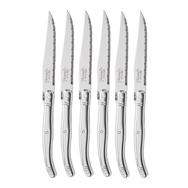 Laguiole Style de Vie Grillbestick kniv 23 cm 6-pack Stainless