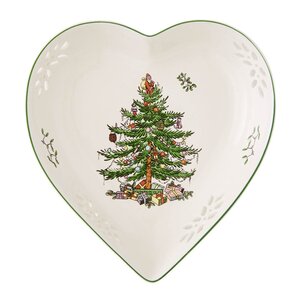 Spode Christmas Tree hjärtfat 18 cm