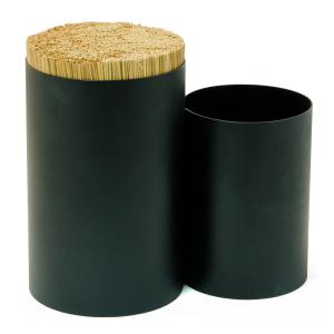 Wireworks Knife & Spoon Knivblock rund 19,5 cm Svart