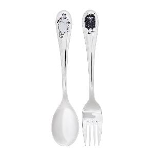 MoominHackman Bestickset Mumin 2-pack Mumintrollet och Stinky