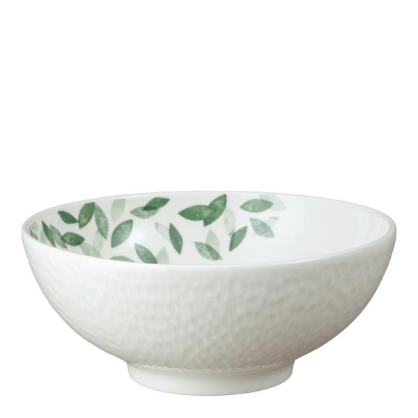 Denby Greenhouse skål 17 cm vit/grön