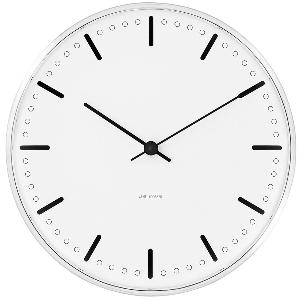 Arne Jacobsen City Hall Väggur 16,5 cm Vit