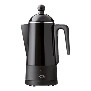 C3 Perkulator Design 10 koppar 32,2 cm svart stål