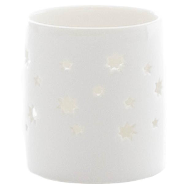 Sögne Home Ljuslykta stjärna liten 6,5x7,5 cm vit