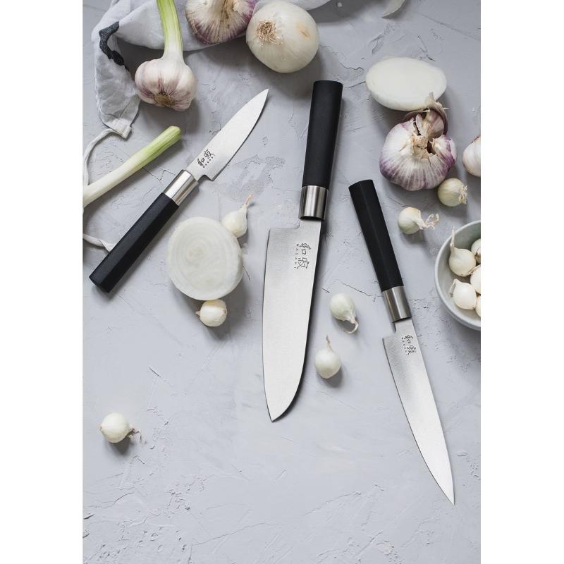 KAI Wasabi Black Brödkniv 23 cm