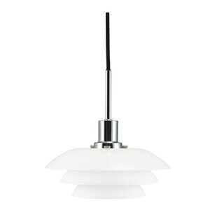 Dyberg Larsen DL20 pendellampa 9 cm opal/krom