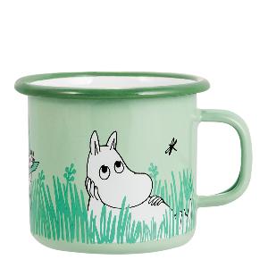 Muurla Mumin Emaljmugg Pojkar 25 cl grön