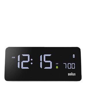 Braun Väckarklocka digital 14 cm grå