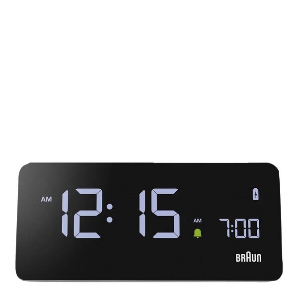 Braun Väckarklocka digital 14 cm grå