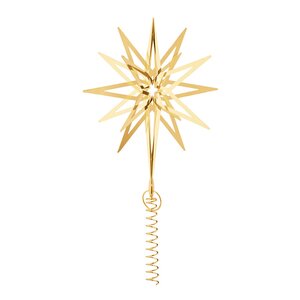Georg Jensen Jul 2025 Lyra toppstjärna stor 28,9 cm guld