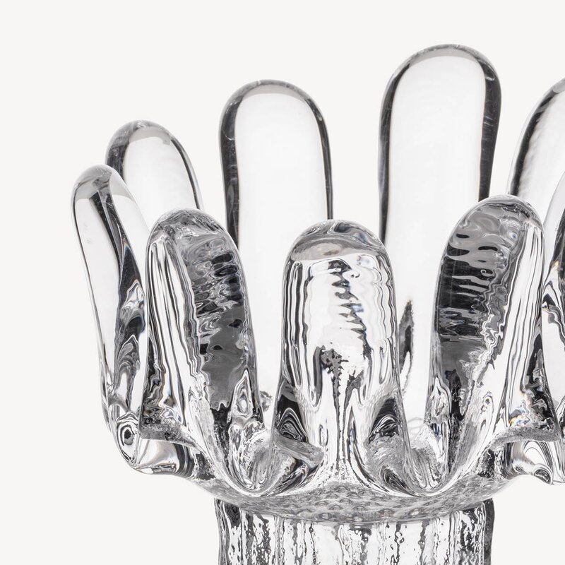 Kosta Boda Sunflower ljuslykta 11,5 cm klar