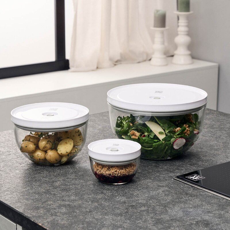 Zwilling Fresh & Save vakuumskålset 6 delar glas