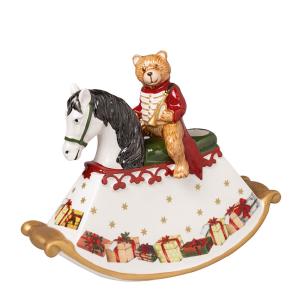 Villeroy & Boch Christmas Toys gunghäst porslin 22x9x17 cm