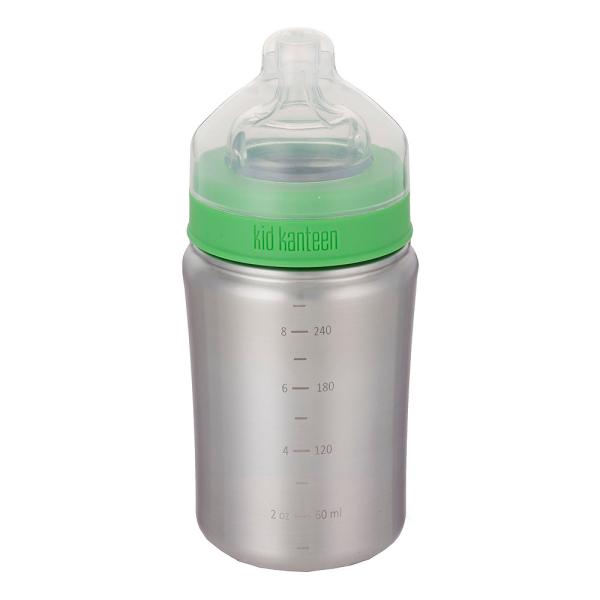 Klean Kanteen Baby Flaska 266 ml Borstat stål