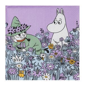 MoominArabia Mumin servett 33x33 cm 20-pack Vänner för alltid