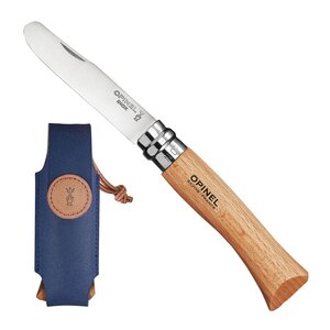 Opinel My First Opinel fällkniv barn med bältesfodral 8 cm bok