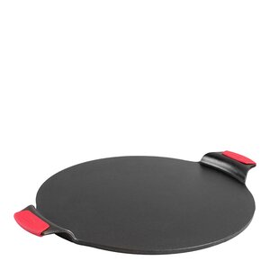 Lodge Cast Iron Classic Bakeware pizzasten med silikonhandtag 38x38 cm