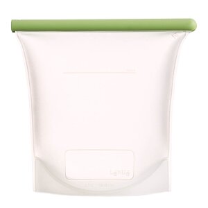 Lékué Återanvändbar silikonpåse 1,5 L grön