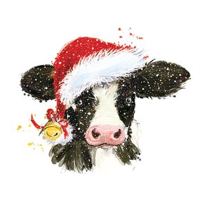 Ambiente Servett 33x33 cm 20-pack Christmas Cow Bell