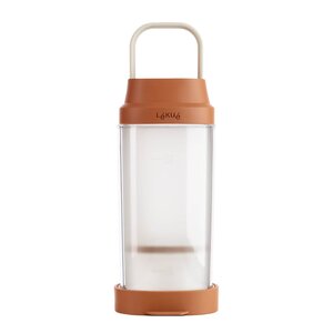 Lékué Tillverkningskärl för växtbaserad dryck 1 L  terracotta/klar