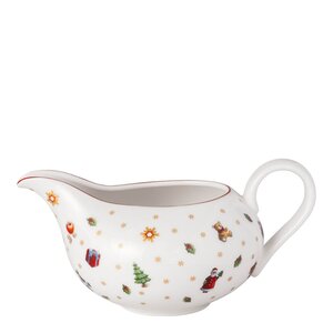 Villeroy & Boch Toy-s Delight såssnipa med fat 10,5 cm vit/jul