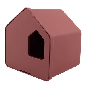 Point Virgule Fågelhus 16 cm vinröd