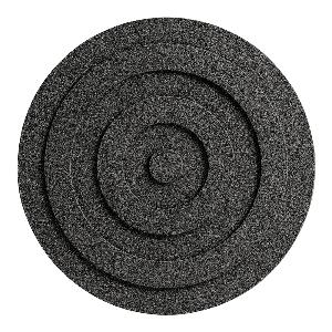 Born in Sweden Grytunderlägg Kork 21 cm Svart