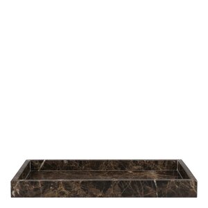 Mette Ditmer Marble dekorationsbricka 31x16 cm brun