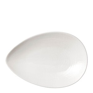 Rörstrand Blå Eld serveringsfat 20x29 cm vit