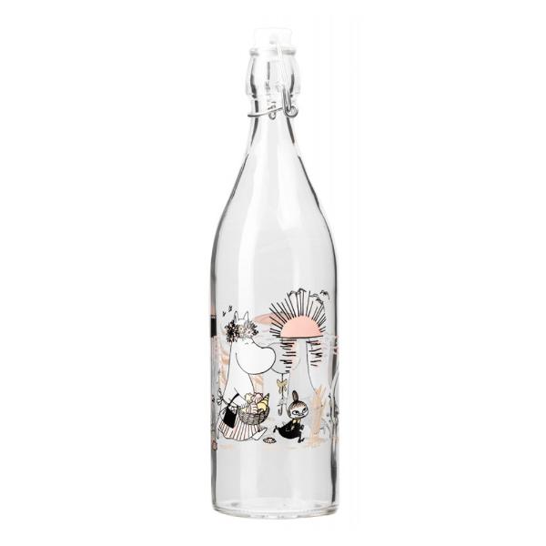Mumin Glasflaska 1 L