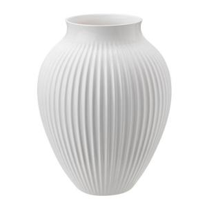 Knabstrup Keramik Ripple Vas 27 cm Vit