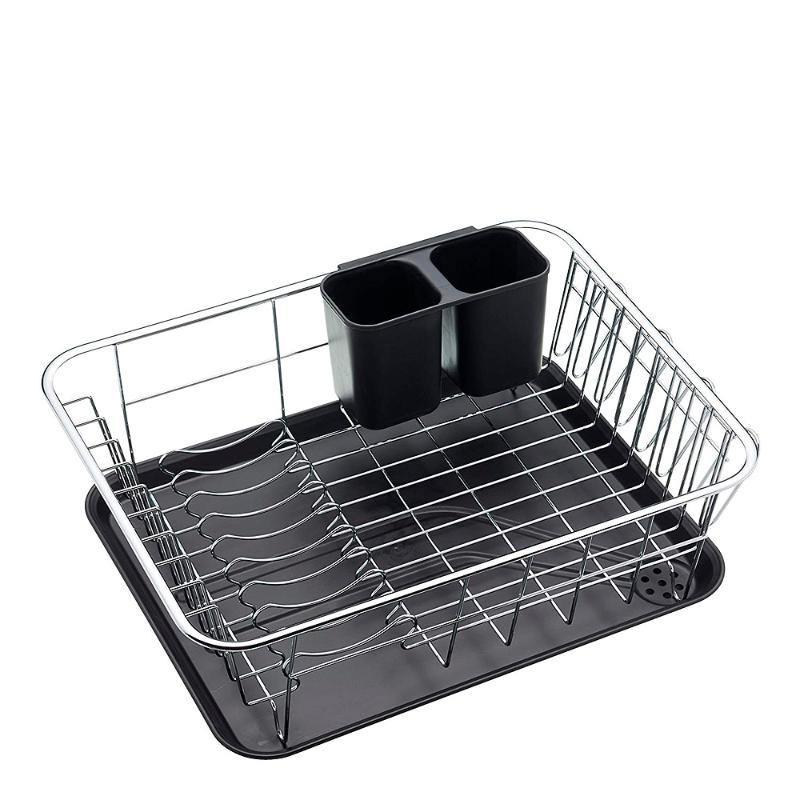 Kitchen Craft Diskställ Rostfri/Svart