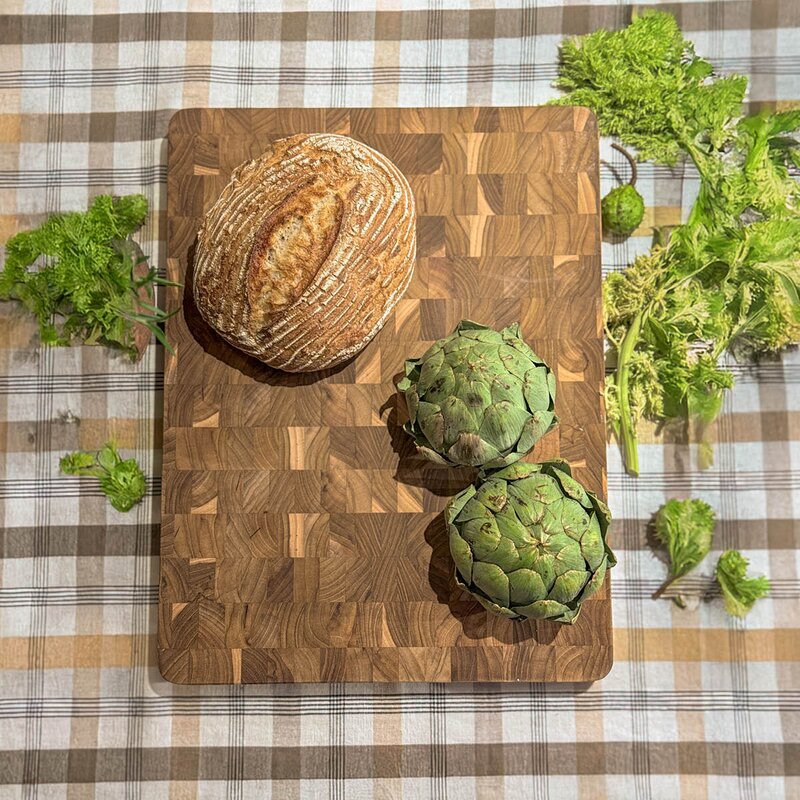 Tramontina Butcher Block skärbräda 60x40 cm ändträ teak