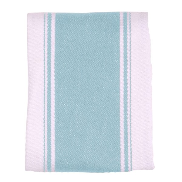 Dexam Love Colour randig kökshandduk 70x45 cm ljusblå