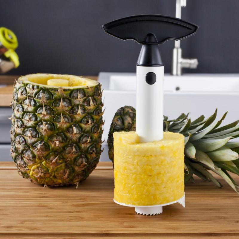 Vacu Vin Ananas Skivare Vit/svart